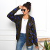 Leopard Print Plus Size Loose Knitted Cardigan NSYH9741