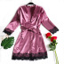 sexy imitation ice silk mid-length nightgown  NSYO9761