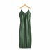 fashion basic solid color sling dress  NSAM9825