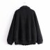 women s thicked furry short coat NSAM9826