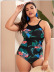 sexy plus size one-piece swimsuit  NSHL9846