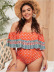 sexy plus size one-piece swimsuit NSHL9848