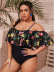 sexy plus size one-piece swimsuit NSHL9848