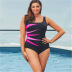 plus size ladies one-piece swimsuit  NSHL9850