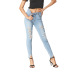 jeans ajustados de cintura alta elásticos NSSY9864