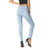 jeans ajustados de cintura alta elásticos NSSY9864