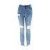 jeans ajustados de cintura alta elásticos NSSY9891