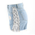 plus size denim shorts tassel strap hot pants NSSY9899