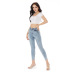stretch wash slim fit calf jeans NSSY9900