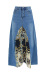 denim long skirt dress  NSSY9903