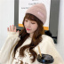 Pure color knitted wool warm hat NSCM10082