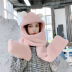 Three-piece scarf one-piece ear protection warm gloves hat NSCM10088