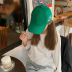 gorra de letra salvaje verde primavera y verano NSCM10093