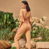 casual high-waist straight-leg strappy jumpsuit  NSDF10213