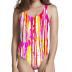new digital printing one-piece swimsuit  NSHL10217