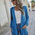 Candy color casual cardigan midi sweater NSCX10323