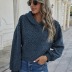 fashion solid color faux shearling hoodie NSCX10326