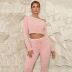 new women s casual long-sleeved top trousers two-piece NSYI10432