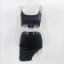 new women s sling tassel stitching tight dress suit NSYI10441