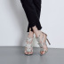 nuevas sandalias de tacón alto con diamantes de imitación para mujer NSSO10559