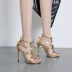 new women s rhinestone high heel sandals  NSSO10559