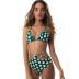 nuevo traje de baño bikini con estampado dividido NSHL10628