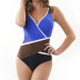 sexy one-piece solid color stitching swimsuit  NSHL10644