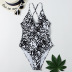 printed one-piece bikini swimsuit  NSHL10645
