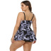 sexy new printed one-piece plus size swimsuit  NSHL10646