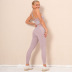 explosion-proof nylon plastic shockproof gather yoga suit  NSNS10658