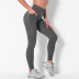 High waist stitching breathable side pocket yoga pants  NSNS10683