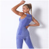 seamless knitted round neck sports vest  NSNS10693