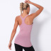 elastic tight-fitting long I-beautiful-back sports vest  NSNS10707