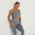 seamless sexy sling sweat-absorbent hip-lifting elastic sports suit NSNS10713