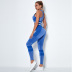 knitted seamless hollow hip-lifting yoga pants suit NSNS10720