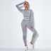 seamless knitted quick-drying long-sleeved fitness suit NSNS10722