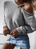 women s new casual round neck long-sleeved sweater  NSLK10763