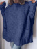 solid color loose long-sleeved sweater  NSLK10765