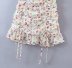 fashion ruffled floral sling dress  NSAM10782