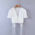 winter retro lace short blouse  NSAM10787