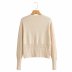 embroidered slim fit women s sweater  NSAM10820