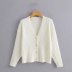 chest button women s knitted cardigan sweater  NSAM10828