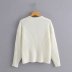 chest button women s knitted cardigan sweater  NSAM10828