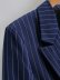 striped one button lapel suit short jacket NSAM10877