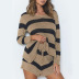 new casual loose striped sweater NSLK10887