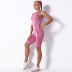 seamless knitted moisture wicking vest shorts suit  NSNS11063