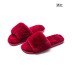 new thick plush non-slip simple slippers  NSPE11147