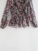 wholesale autumn shirt loose design printed pleated blouse NSAM6349