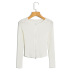 wholesale autumn style double zipper women s T-shirt top NSAM6388