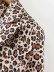 wholesale women s new leopard print color matching double-breasted blazer NSAM6465